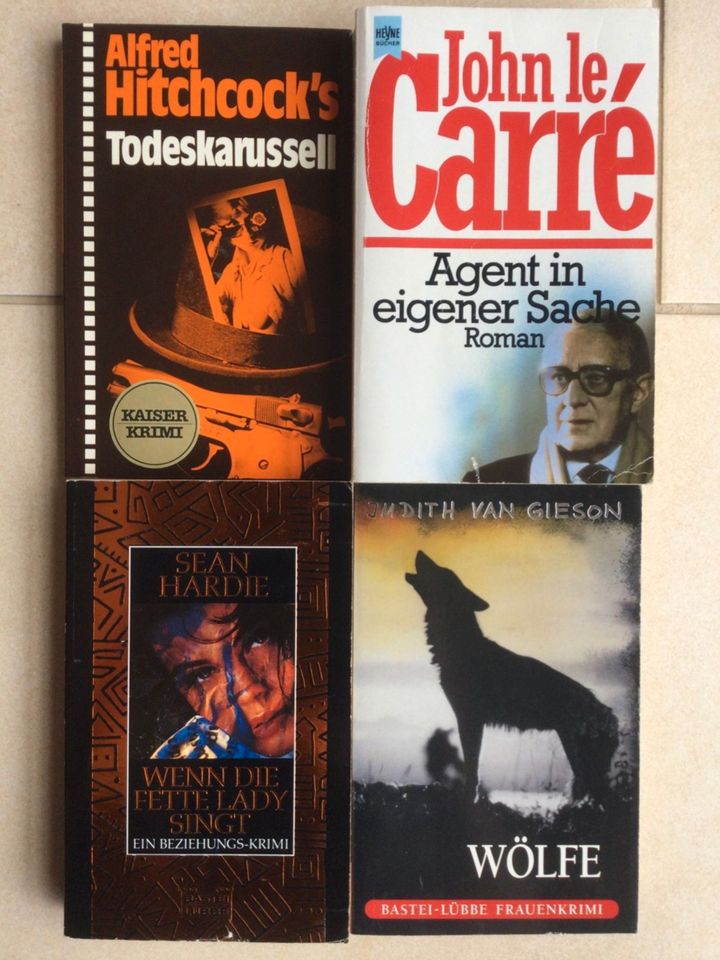 1 Kiste Bücher, Krimis, Thriller, Konvolut, Sammlung, Buchpaket, in Köln