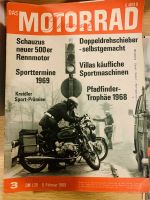 Motorrad 1969 03/1969 vom 8. Februar 1969 08.02.69 als Geburtstag Baden-Württemberg - Wertheim Vorschau