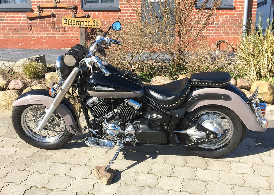 Yamaha XVS 650 Classic* 9770km* Oldskool* Service neu* Unikat* in Süsel