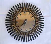 VINTAGE Mid-Century Wanduhr aus Messing Atlanta electric 1960er Osterholz - Tenever Vorschau