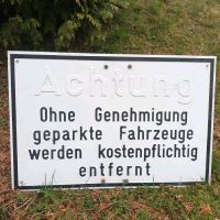 Schild  60 x 40cm  Ideal für Auto Parkpatz oder Baustelle Bayern - Vilshofen an der Donau Vorschau