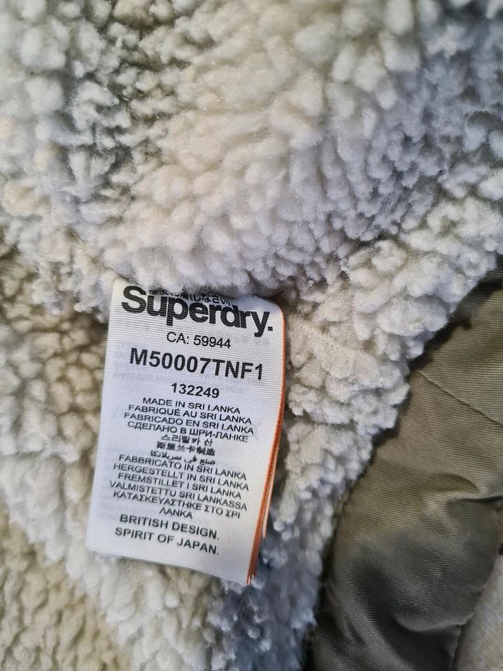 Superdry Damen Parka Jacke khaki Gr.XL in Pulheim