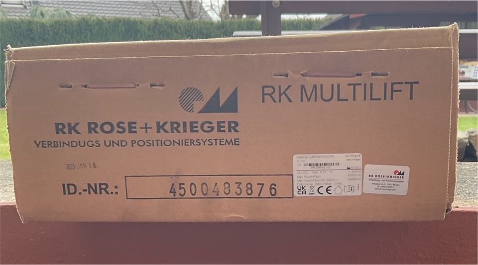 Hubsäule RK Multilift von Rose +Krieger in Spiesheim