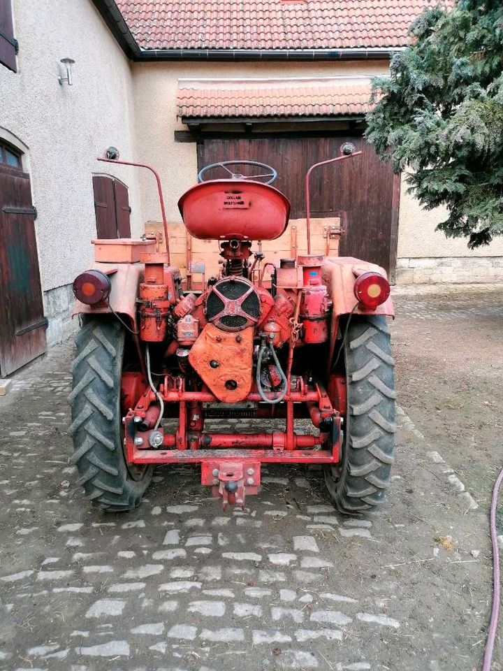 Traktor Geräteträger Gt124 Rs09 mit Pritsche und Heckhydraulik in Freyburg (Unstrut)