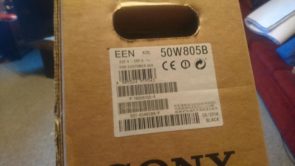 Sony LED Fernseher 3D 50 Zoll, 50W805B in Bönen