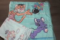 Retro Bettwäsche, Kinder, großes Bett, Katz und Maus Niedersachsen - Zetel Vorschau