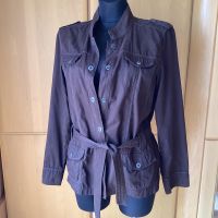 Cecil Damen Jacke Gr XL Bindegürtel dunkelbraun Hessen - Bischofsheim Vorschau