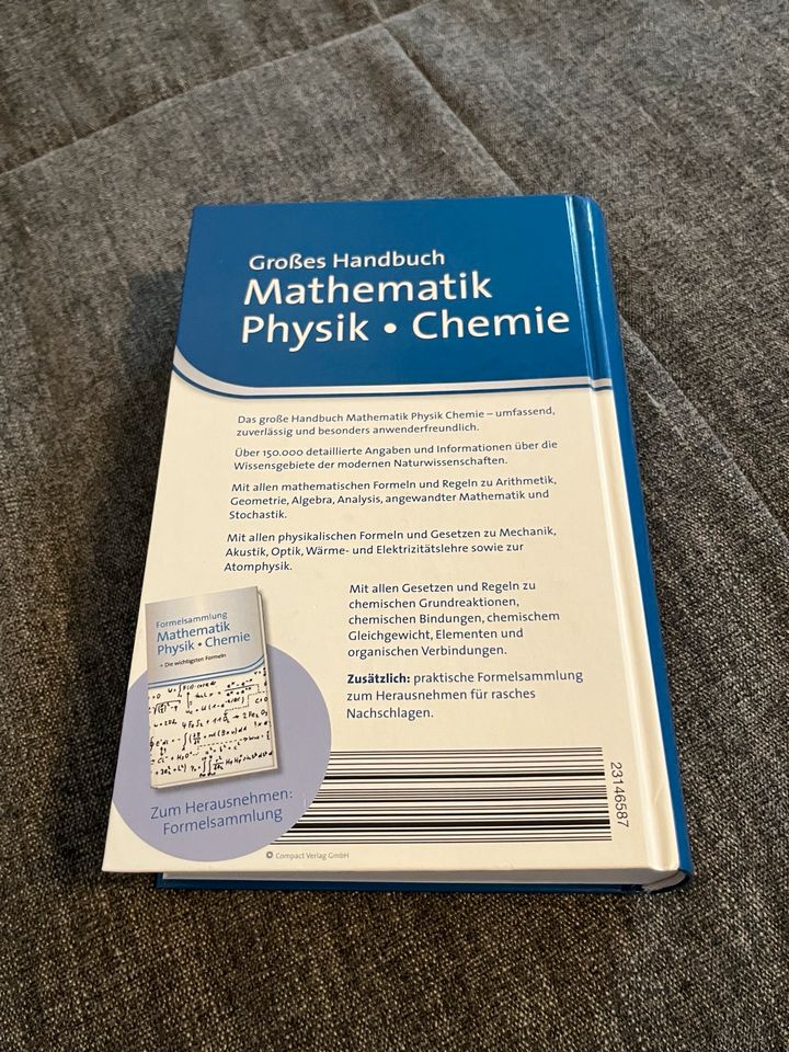 Großes Handbuch Mathematik Physik Chemie Aufgaben Formelsammlung in Sankt Augustin