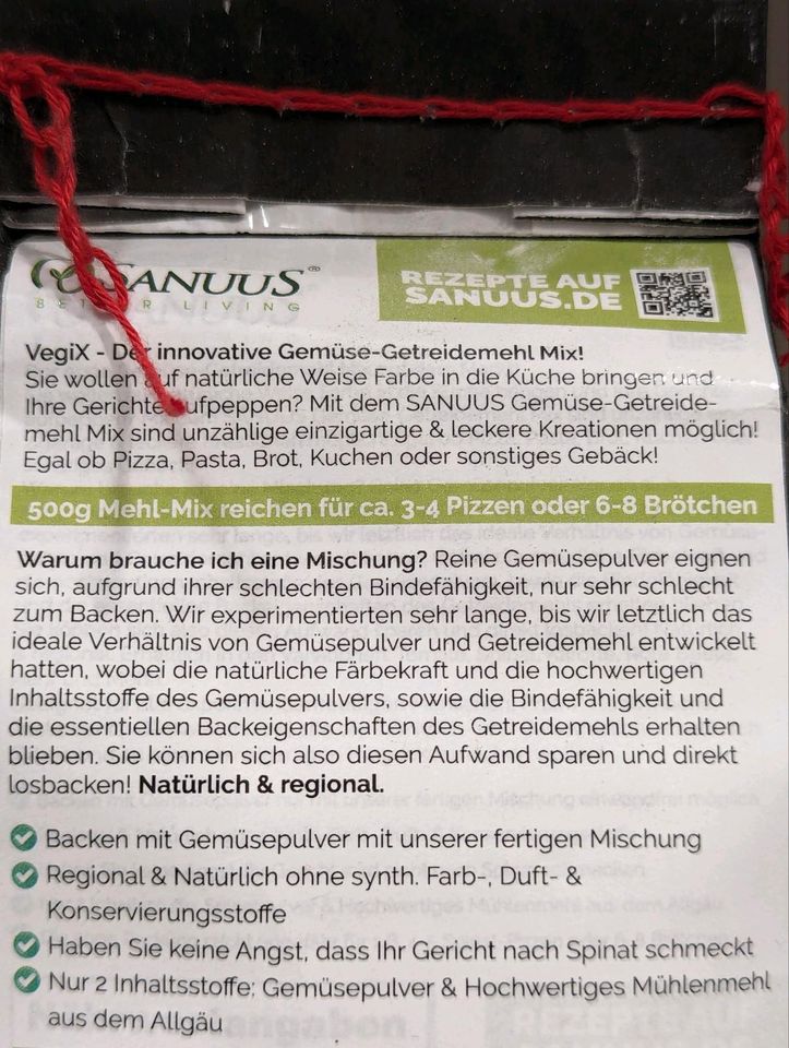 SANUUS VegiX natürliche Lebensmittelfarbe Spinatpulver in Reutlingen