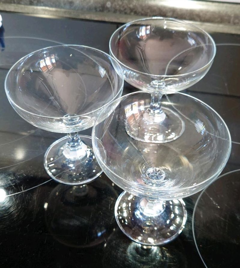 Champagner Schale Kristall Glas in Alsfeld
