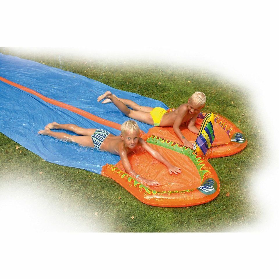 NEU: Doppel-Wasserrutsche 650 X 180cm Kinder-Sommerparty 77825 in Heusweiler