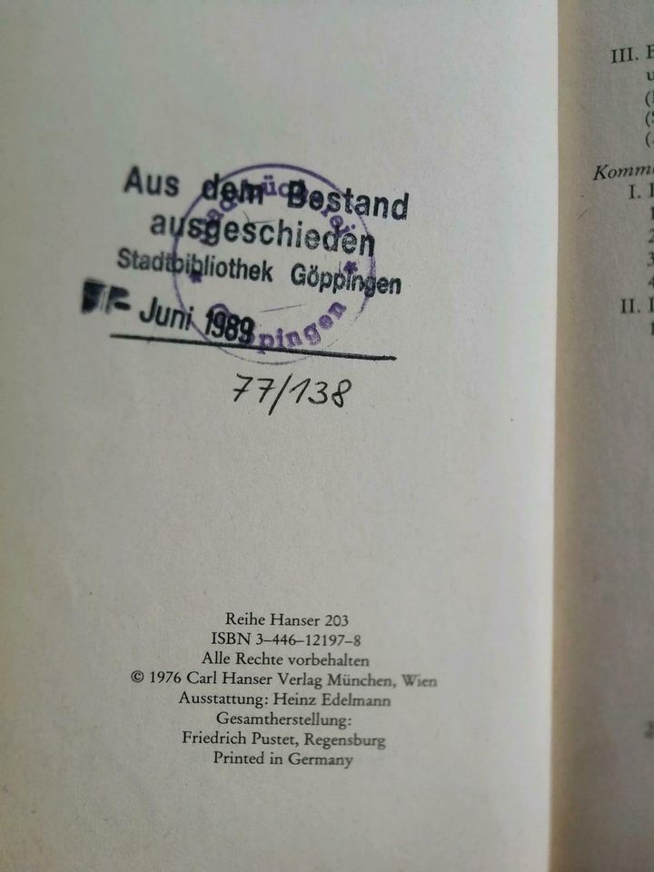 Konvolut Bertolt Brecht 1966/1969/1976 3 alte Bücher im Set in Heidenheim an der Brenz