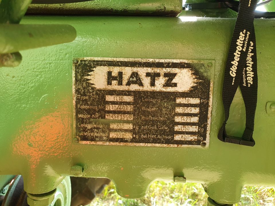 Hatz TL10 Oldtimertraktor Restauriert in Rheinbach