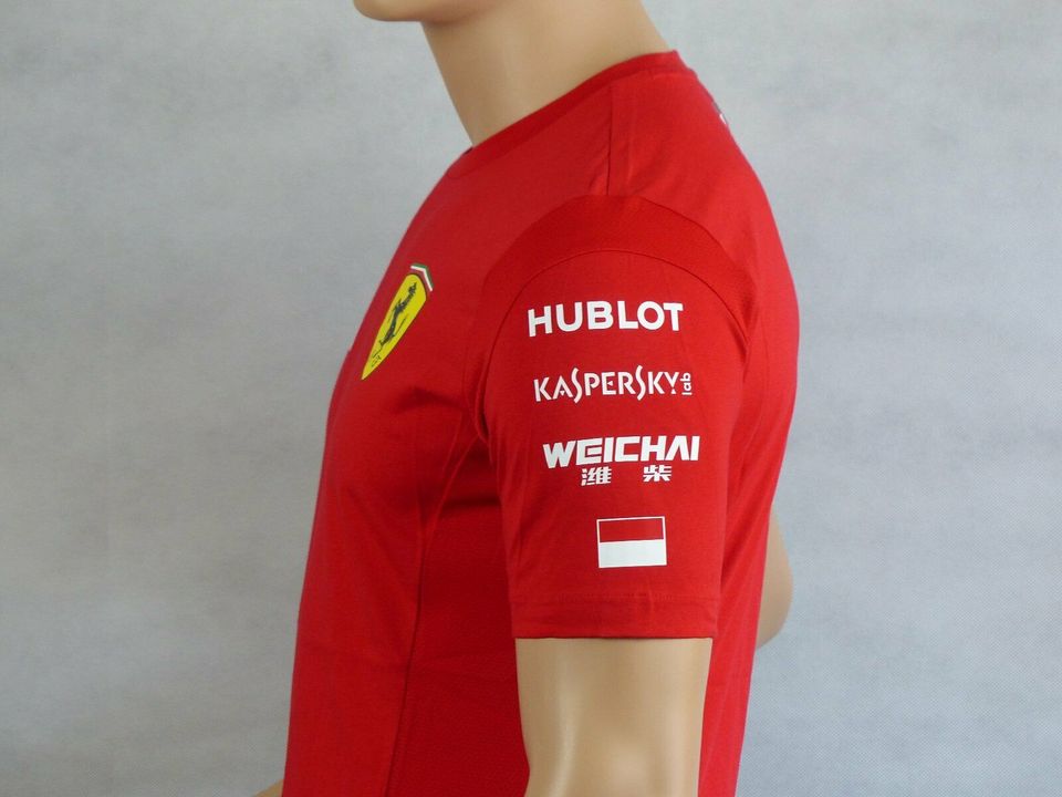 Scuderia Ferrari Herren Leclerc Driver T-shirt Gr XS S M L XL XXL in Wetzlar