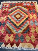 Afghan Kelim 102x92 Kilim Teppich Handarbeit rug wolle geometrie Berlin - Wilmersdorf Vorschau