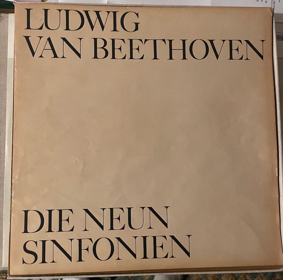 Schallplatten Ludwig Van Beethoven die Neun Sinfonien in Zörbig