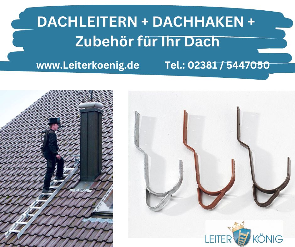 Dachleitern✔️Schornsteinfegerleitern✔️Dachdeckerleitern✔️NEU !!! in Hamm