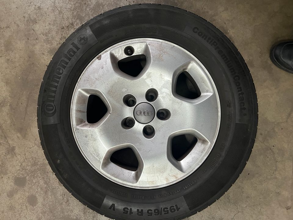 4x Sommerreifen mit Alufelgen 195/65 R15 91V. 6Jx15H2 ET38 in Weilerswist