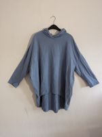 Neuer langer grau-blauer Pullover mit Kapuze von New Collection G Hamburg-Mitte - Hamburg Hamm Vorschau