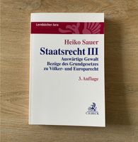 Sauer, Staatsrecht III, Auswärtige Gewalt, 3. Auflage, Jura Nordfriesland - Husum Vorschau