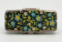 Vintage Pillendose Schmuckbox Blumen Japan Schatulle RAR Schwerin - Altstadt Vorschau