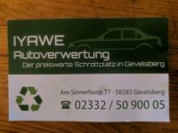 Autorecycling Auto Entsorgung Schrottauto Unfallauto Schrottplatz Nordrhein-Westfalen - Gevelsberg Vorschau