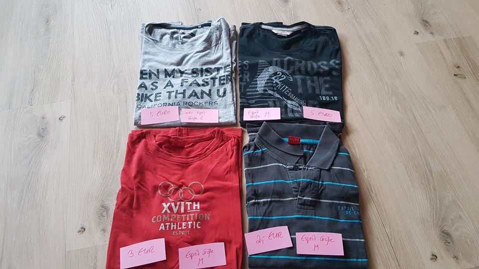 T-shirts ärmellose Herren Tom Tailor Esprit M L edc in Günzburg