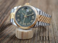 Rolex Datejust Stahl//Gold 36mm Green Diamond Dial Full Set Nordrhein-Westfalen - Schloß Holte-Stukenbrock Vorschau