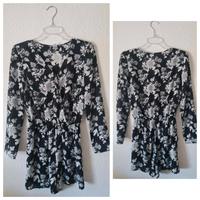 H&M Blumen Jumpsuit Overall Einteiler Kleid Gr M 38 schwarz weiß Baden-Württemberg - Oberkirch Vorschau