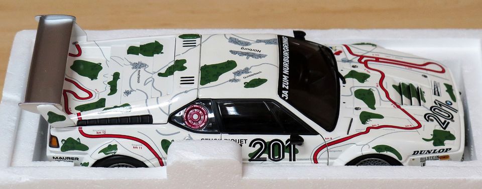 Minichamps 1:18 BMW  M1 Stuck / Piquet 1000 KM Nürburgring 1980 in Untergriesbach