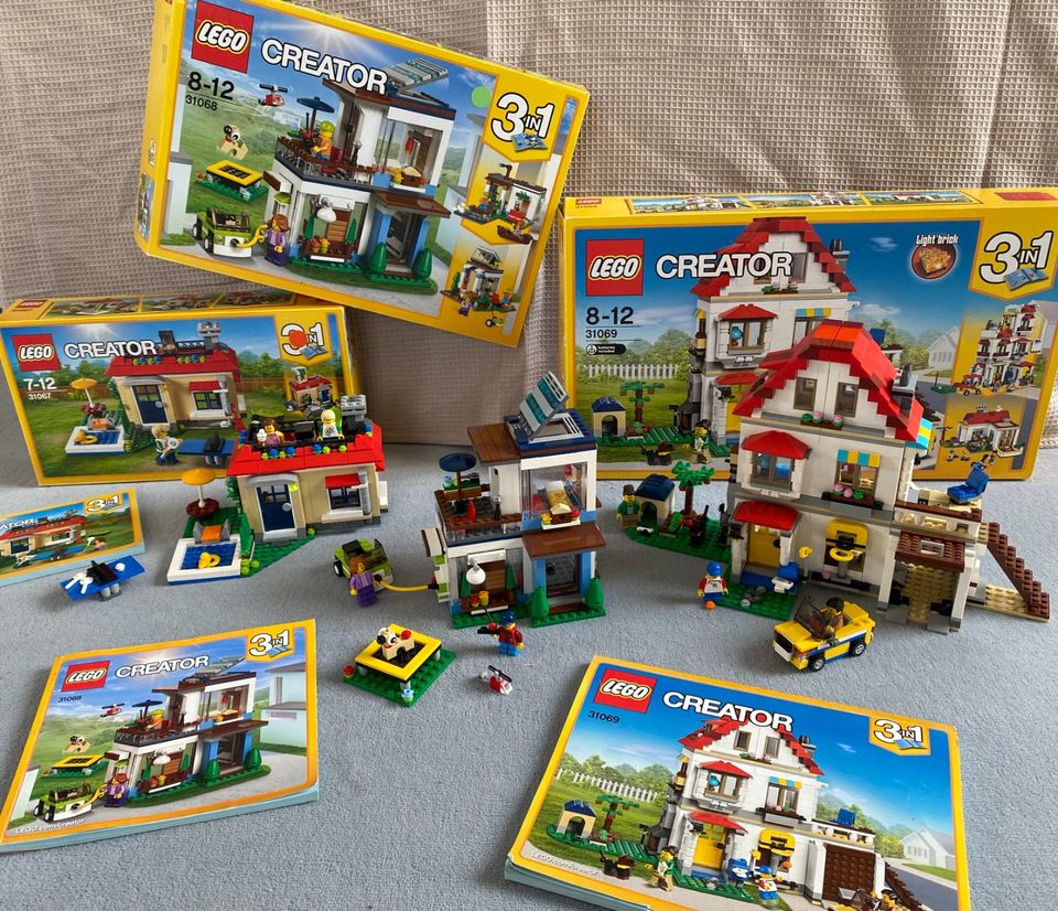 Lego 3 in 1 Creator 31069 31068 31067 Familienvilla Häuser in Bielefeld
