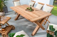 ⚡!Aktionspreis!⚡ Wetterfester Gartentisch EMPIRE TEAK 180cm Teak Massivholz Outdoor Esstisch Gartenmöbel Riess-Ambiente Hamburg Barmbek - Hamburg Barmbek-Süd  Vorschau