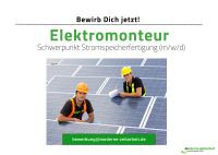 Elektromonteur Schwerpunkt Stromspeicherfertigung (m/w/d)! Niedersachsen - Oyten Vorschau