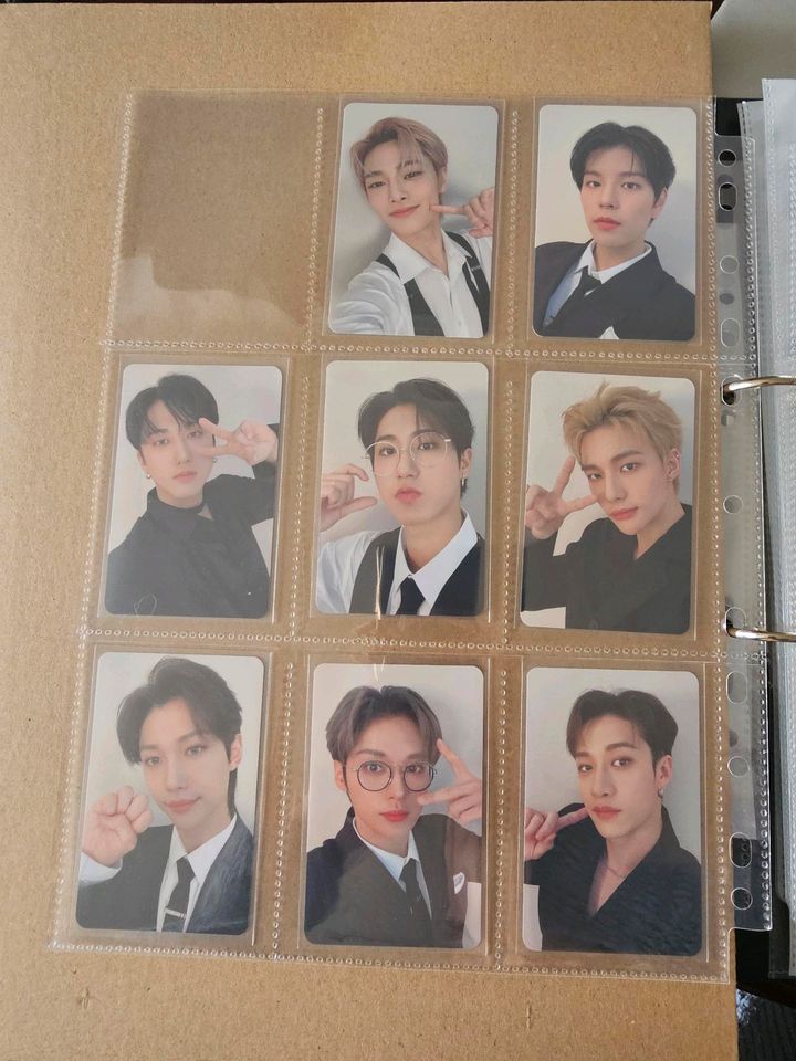 Stray Kids Naficic phtocards, Bangchan, Felix, Hyunjin, Han in Hitzacker