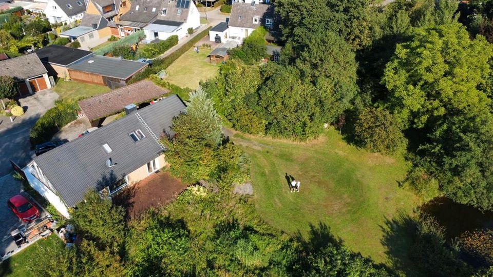 Zweifamilienhaus mit ca.4000 Quadratmeter Grundstück in Hitzhusen