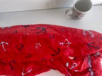 klassischer maritimerSchal rot pflegeleicht tuch weich Stuttgart - Sillenbuch Vorschau