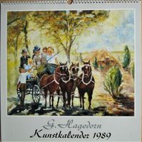 Kunstkalender 1989 mit Bildern von G. Hagedorn Baden-Württemberg - Bisingen Vorschau
