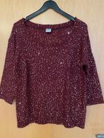 Vero Moda Strickpulli Gr. XL, mit Pailletten, burgunderrot Bayern - Saaldorf-Surheim Vorschau