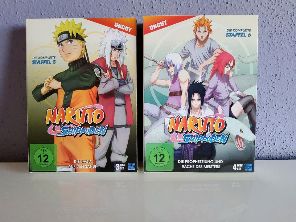 DVD's Anime Naruto 1 / Naruto Shippuden 1-6 in Kirchdorf i. Wald