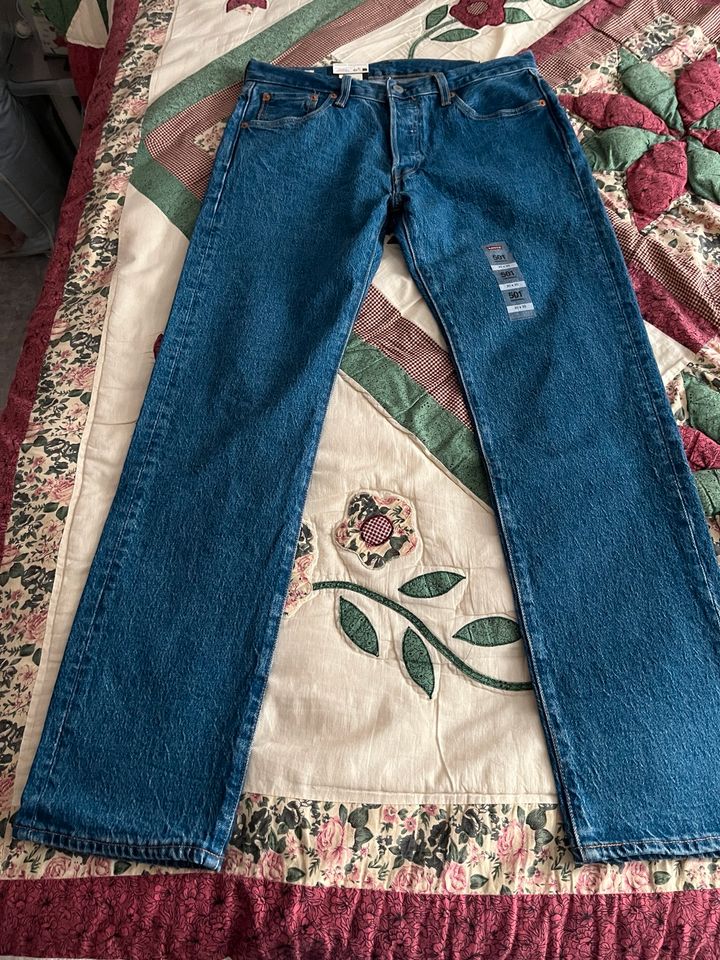 Levi's Original 501 Blau Herrenhose Neu mit Etikett Größe 30x30 in Meißen