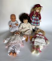 4x Vintage Puppen Glorex Götz Retro Kinder Spielzeug Baby 1A Baden-Württemberg - Möckmühl Vorschau