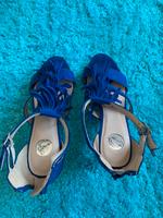 High Heels, Peep Toes, Pumps, cobaltblau, neuwertig , Gr.38 Hessen - Einhausen Vorschau