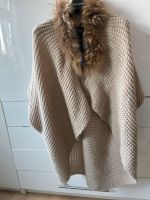 Strickjacke Poncho Pelzkragen Waschbär CKN one size Schleswig-Holstein - Husby Vorschau