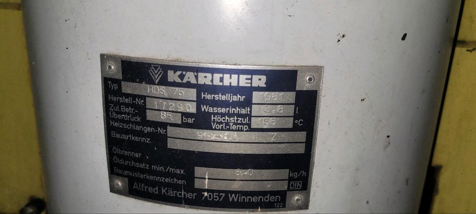 Kärcher HDS 75 in Albershausen