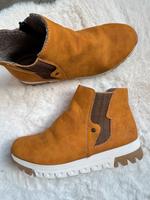 Chelsea Boots Stiefeletten Gr.38 Rieker neuwertig gelb okka Niedersachsen - Leer (Ostfriesland) Vorschau