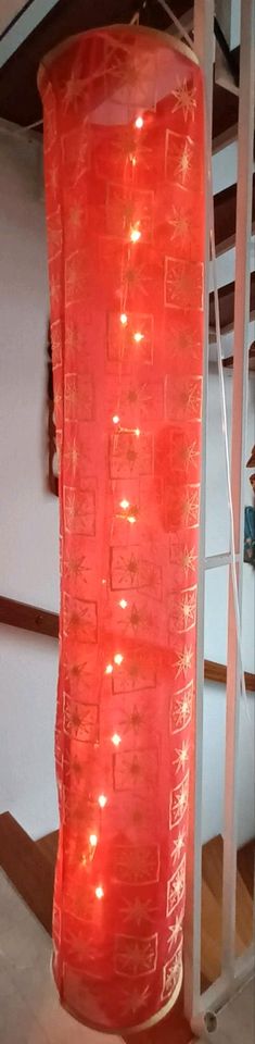 NEU Lichtschlauch Lampe aus Stoff Lichterkette Weihnachten Deko in Künzell