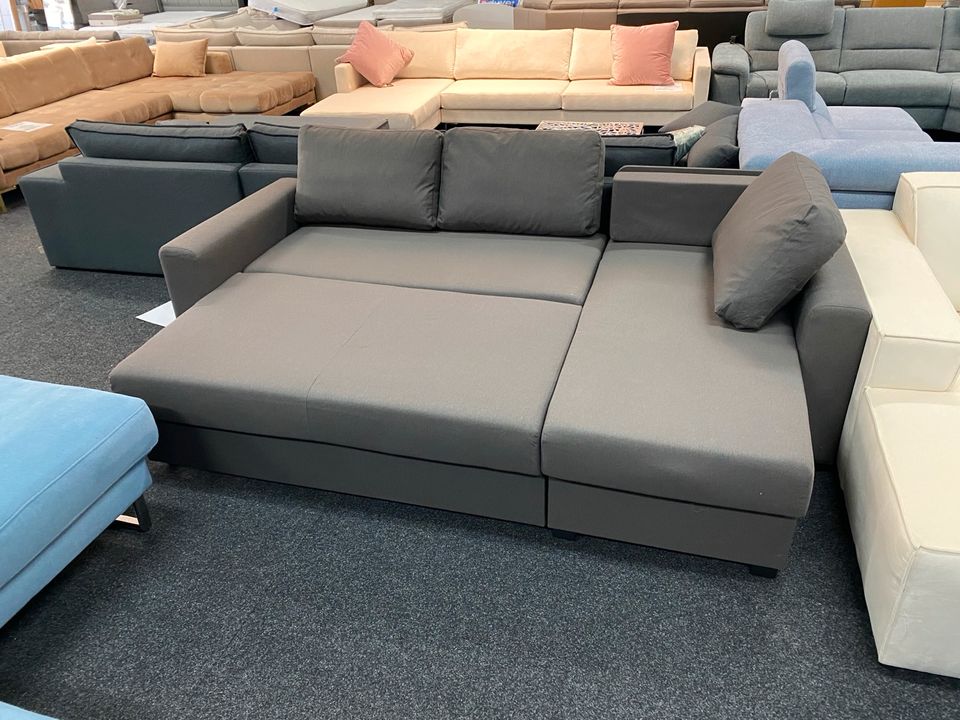 Sofa Couch Ecksofa Schlafsofa Bettkasten Möbel UVP 699€ in Alsfeld
