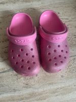 Crocs Glitzer pink Größe 28-29 Nordrhein-Westfalen - Leverkusen Vorschau