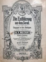 W.A. Mozart Die Entführung aus dem Serail,C.F. Peters Leipzig,alt Baden-Württemberg - Göppingen Vorschau