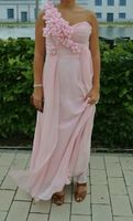 Abiballkleid Ballkleid bodenlang glitzer rosa Blüten rückenfrei Thüringen - Jena Vorschau